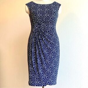 DressBarn Signature Sadie Faux Wrap Dress Size 6
